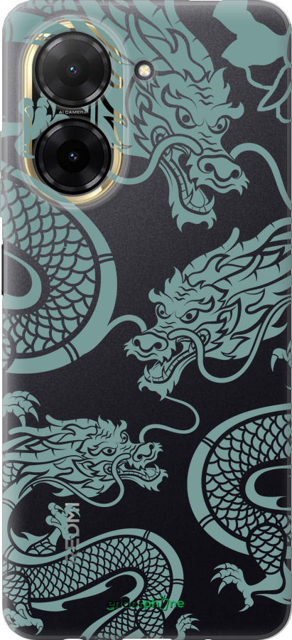 Силіконовий чехол Дракон для Xiaomi Redmi A5 4G - 5476u-3926 изображение 