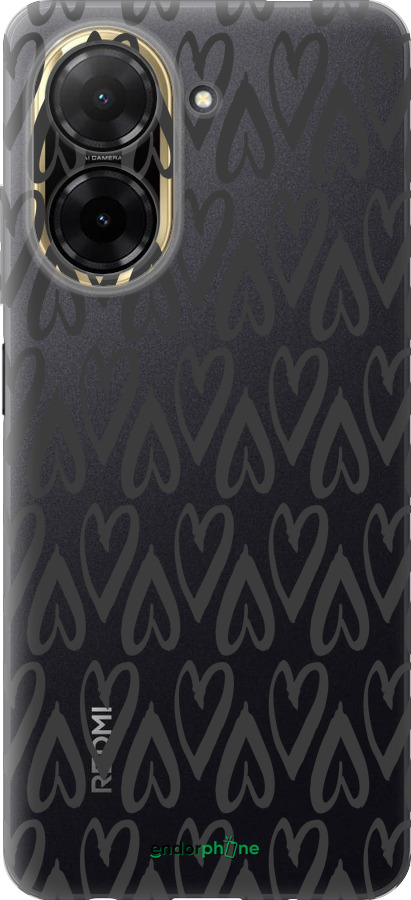 Силіконовий чехол Серця v2 для Xiaomi Redmi A5 4G - 5497u-3926 изображение 