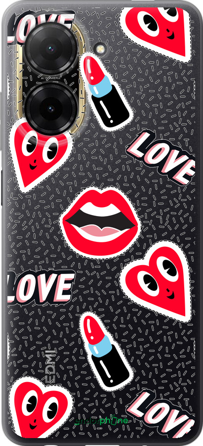 Силіконовий чехол Стікери v3 для Xiaomi Redmi A5 4G - 5502u-3926 изображение 