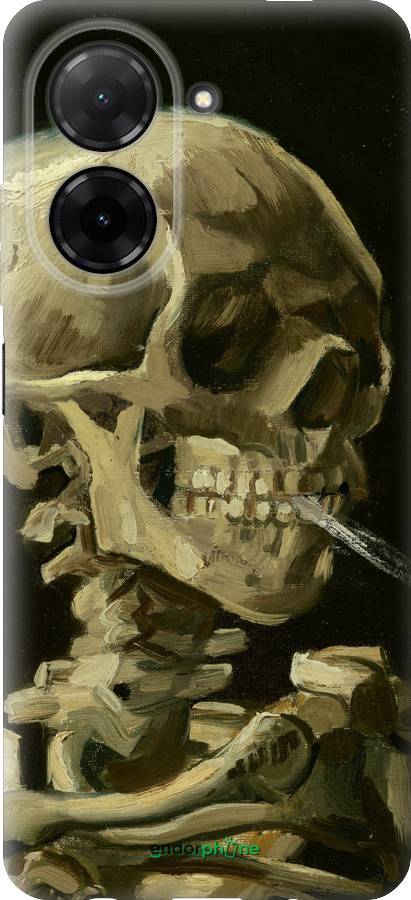 Силиконовый чехол Винсент Ван Гог. Череп для Xiaomi Redmi A5 4G - 5544u-3926 изображение 