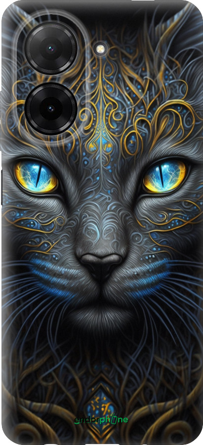 Силиконовый чехол Кошка для Xiaomi Redmi A5 4G - 5548u-3926 изображение 