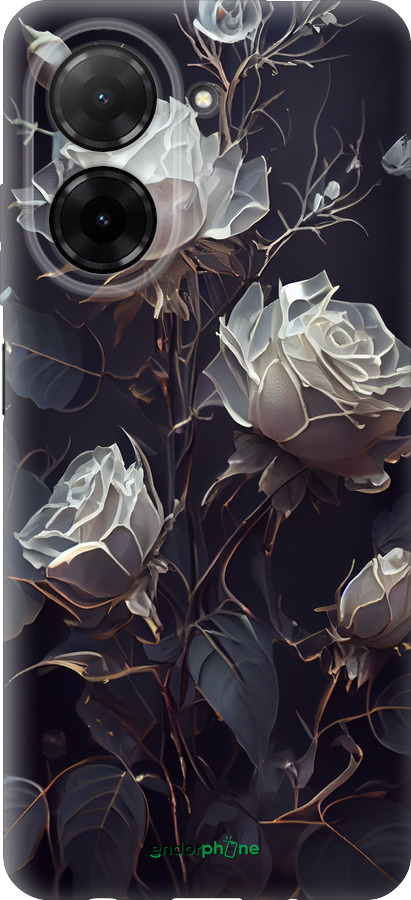 Силиконовый чехол Розы 2 для Xiaomi Redmi A5 4G - 5550u-3926 изображение 