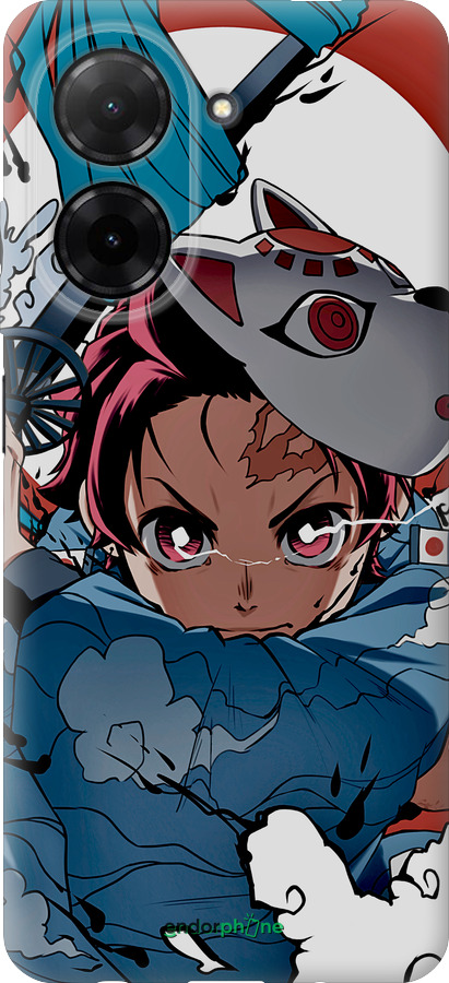 Силиконовый чехол Танджиро Камадо для Xiaomi Redmi A5 4G - 5574u-3926 изображение 