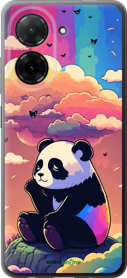 Силиконовый чехол Панда в облаках для Xiaomi Redmi A5 4G - 5585u-3926 изображение 