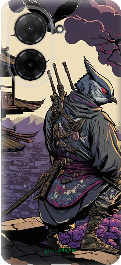 Силиконовый чехол Птица воин для Xiaomi POCO C71 4G - 5587u-4146 изображение 