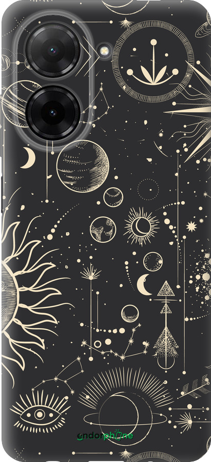 Силиконовый чехол Фаза луны для Xiaomi Redmi A5 4G - 5605u-3926 изображение 