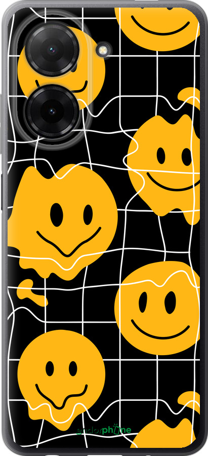 Силиконовый чехол Смайлы v3 для Xiaomi Redmi A5 4G - 5623u-3926 изображение 