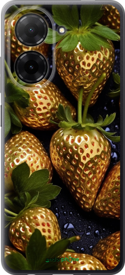 Силиконовый чехол Золотая клубника для Xiaomi Redmi A5 4G - 5637u-3926 изображение 