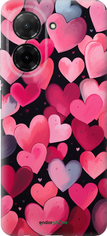 Силіконовий чехол Сердечка 4 для Xiaomi Redmi A5 4G - 5662u-3926 изображение 