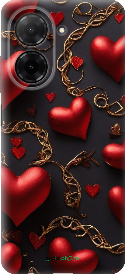 Силіконовий чехол Сердечки для Xiaomi Redmi A5 4G - 5831u-3926 изображение 