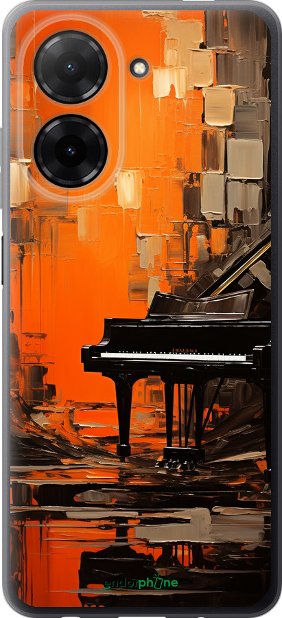 Силиконовый чехол Чехол для телефона Оранжевый Рояль для Xiaomi Redmi A5 4G - 5937u-3926 изображение 