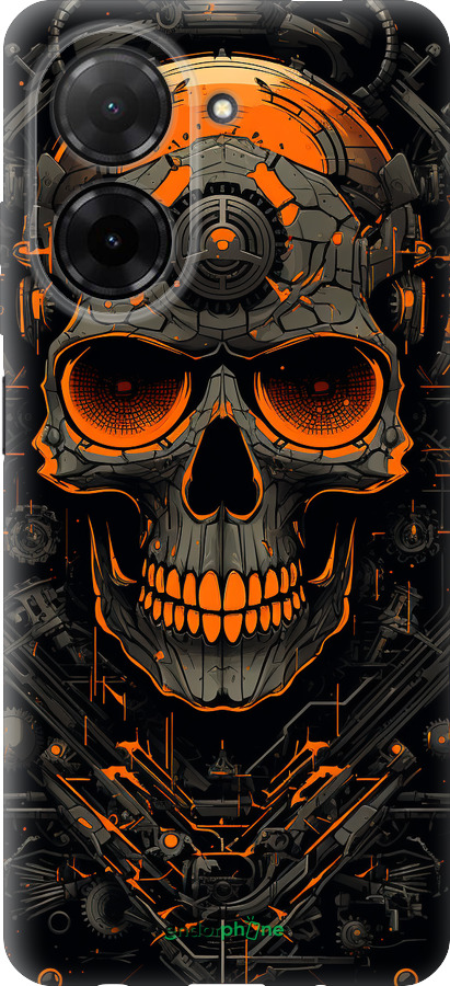 Силиконовый чехол Череп для Xiaomi Redmi A5 4G - 5952u-3926 изображение 