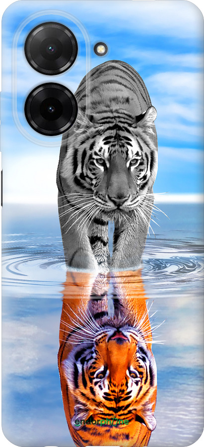 Силиконовый чехол Тигр для Xiaomi Redmi A5 4G - 6016u-3926 изображение 