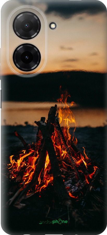 Силиконовый чехол Огонь для Xiaomi Redmi A5 4G - 6021u-3926 изображение 