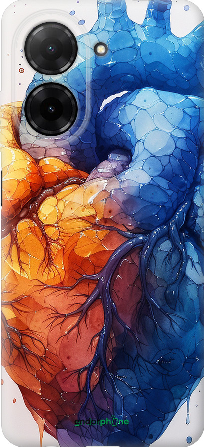 Силиконовый чехол Арт-сердце для Xiaomi Redmi A5 4G - 6034u-3926 изображение 