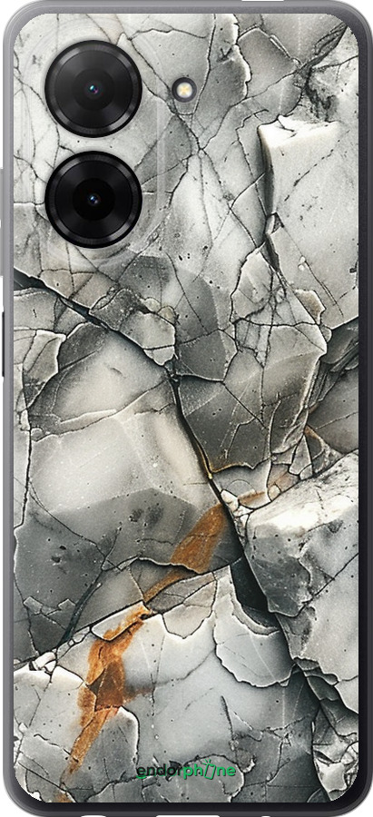 Силиконовый чехол Серый мрамор для Xiaomi Redmi A5 4G - 6041u-3926 изображение 