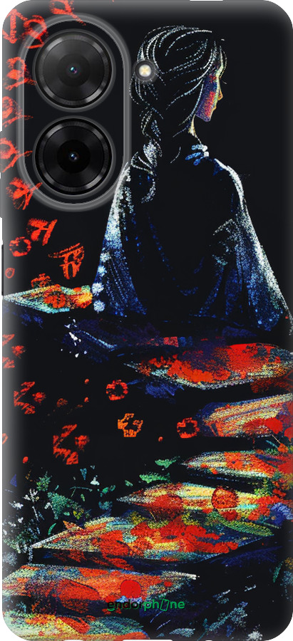 Силіконовий чехол Мрійлива дівчина для Xiaomi Redmi A5 4G - 6042u-3926 изображение 