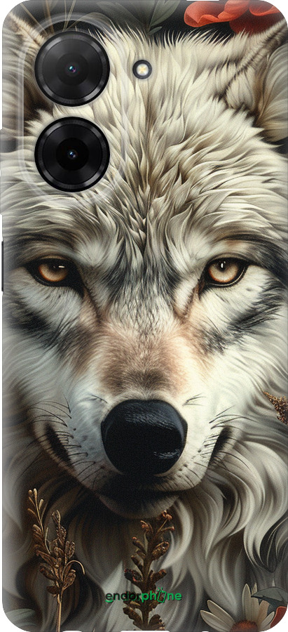 Силиконовый чехол Волчий взгляд для Xiaomi Redmi A5 4G - 6066u-3926 изображение 