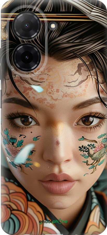 Силіконовий чехол Погляд душі самурая для Xiaomi Redmi A5 4G - 6076u-3926 изображение 