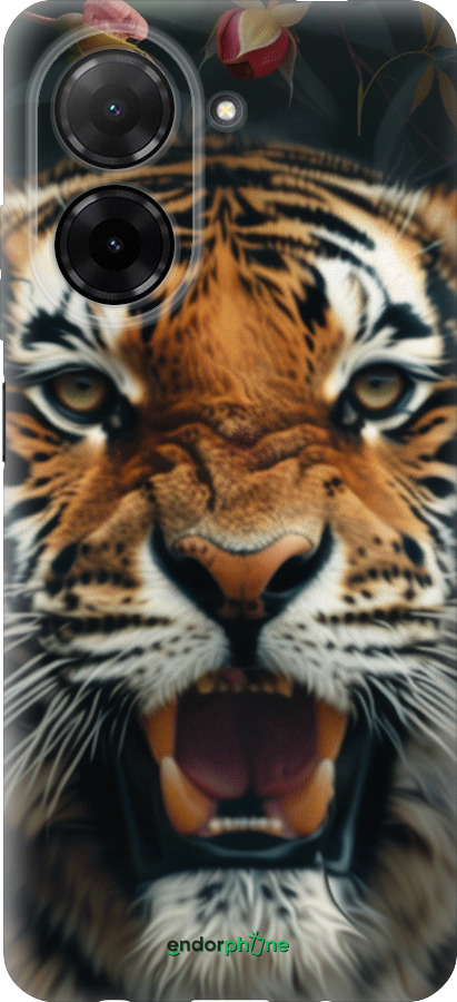 Силиконовый чехол Тигровое величие для Xiaomi Redmi A5 4G - 6080u-3926 изображение 