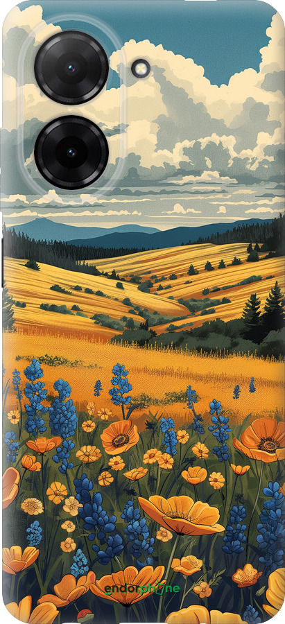 Силиконовый чехол Украинское поле для Xiaomi Redmi A5 4G - 6082u-3926 изображение 