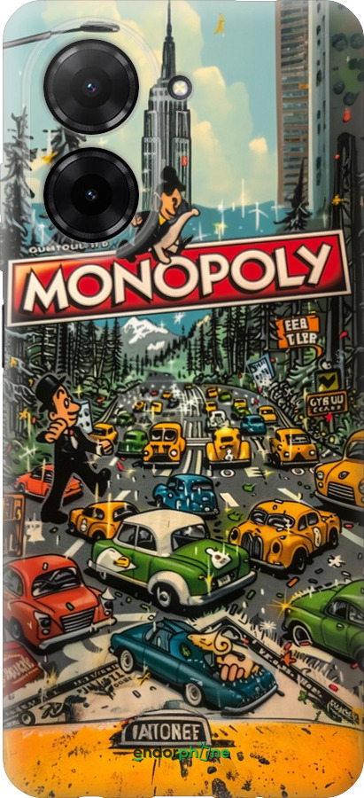 Силиконовый чехол Городской драйв Monopoly для Xiaomi Redmi A5 4G - 6088u-3926 изображение 