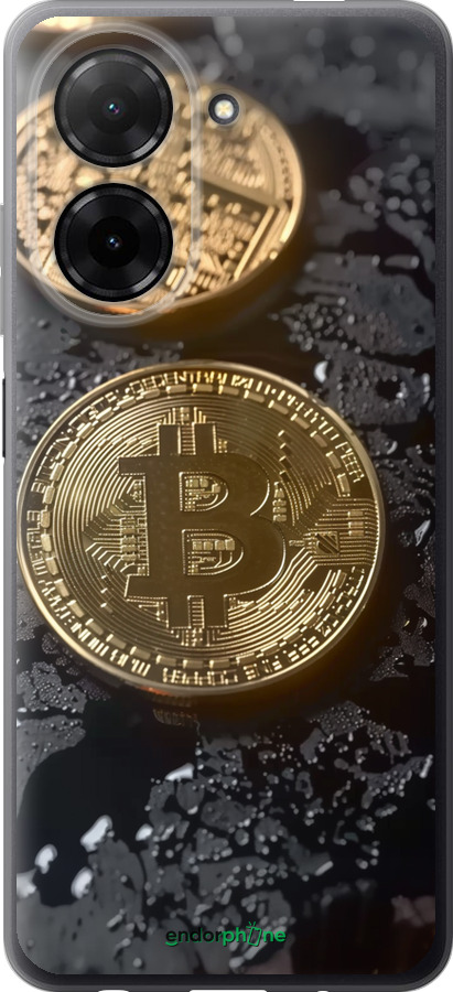 Силиконовый чехол Вулканический Bitcoin для Xiaomi Redmi A5 4G - 6092u-3926 изображение 