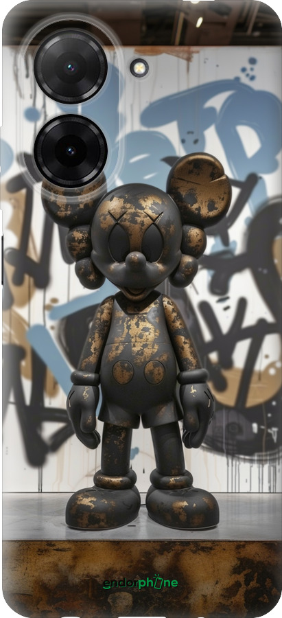 Силиконовый чехол Bronze kaws v2 для Xiaomi Redmi A5 4G - 6098u-3926 изображение 