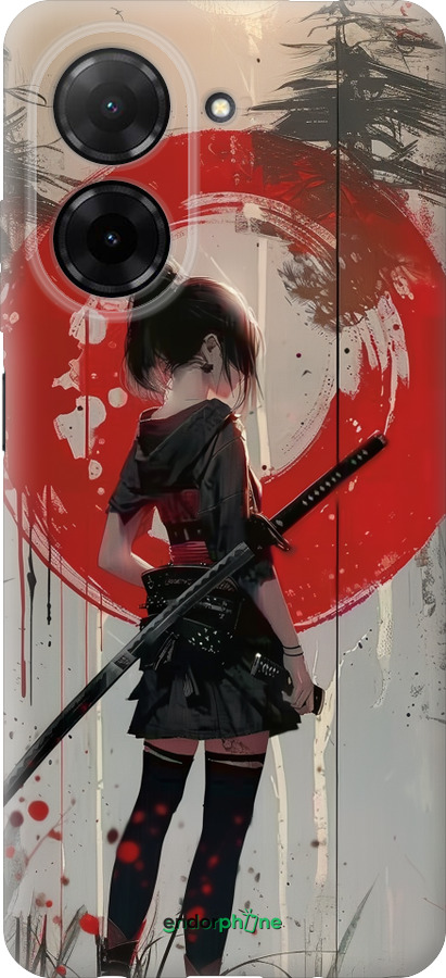 Силиконовый чехол Сумерки воина: Танец с катаной для Xiaomi Redmi A5 4G - 6123u-3926 изображение 