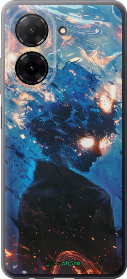 Силиконовый чехол Сатору Годжо для Xiaomi Redmi A5 4G - 6129u-3926 изображение 