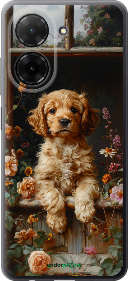 Силиконовый чехол Щенок cocker spaniel для Xiaomi Redmi A5 4G - 6136u-3926 изображение 
