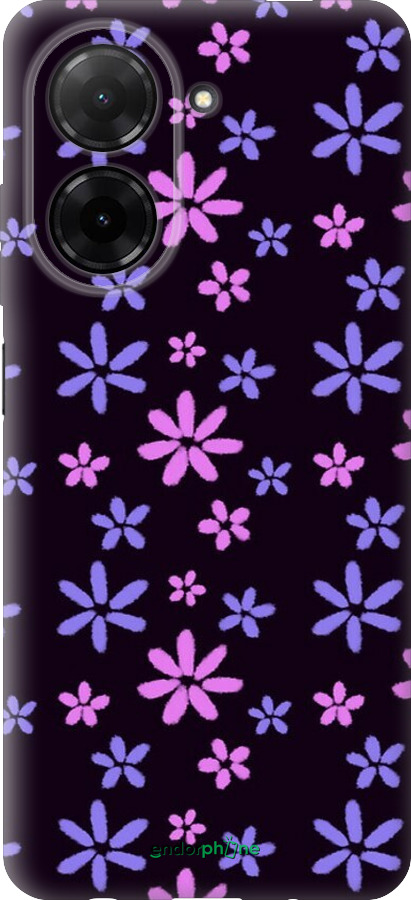 Силиконовый чехол с  цветами для Xiaomi Redmi A5 4G - 6258u-3926 изображение 