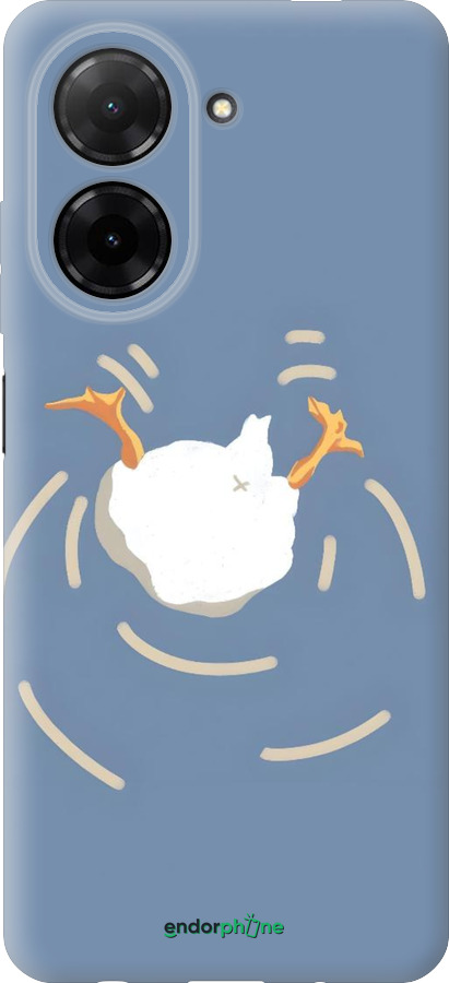 Силиконовый чехол Гусь ныряет для Xiaomi Redmi A5 4G - 6275u-3926 изображение 