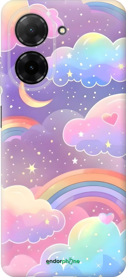 Силіконовий чехол Хмари та веселка для Xiaomi Redmi A5 4G - 6312u-3926 изображение 