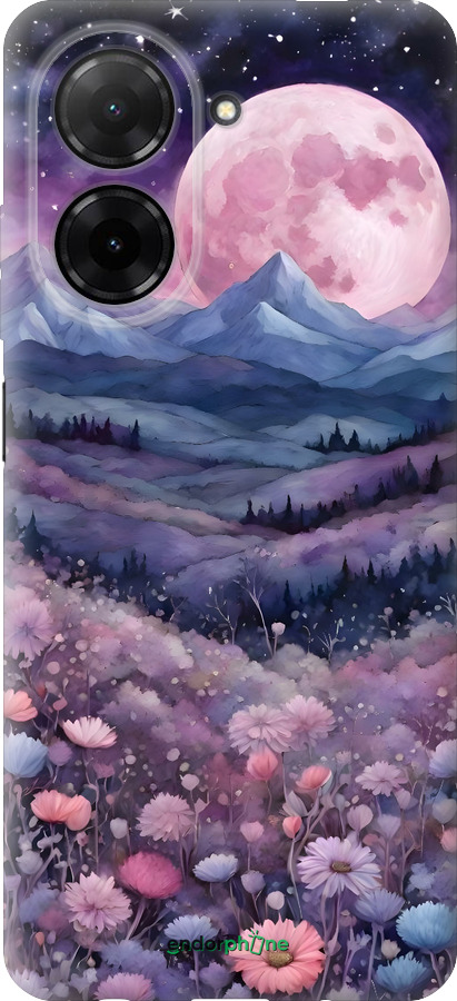 Силіконовий чехол Ніч місяць арт для Xiaomi Redmi A5 4G - 6319u-3926 изображение 