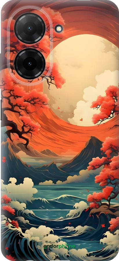 Силіконовий чехол Природа Японії для Xiaomi Redmi A5 4G - 6327u-3926 изображение 