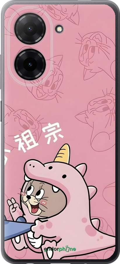 Силиконовый чехол Том и джерри 2 для Xiaomi Redmi A5 4G - 6359u-3926 изображение 