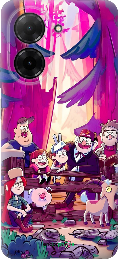 Силиконовый чехол Гравити Фолз для Xiaomi Redmi A5 4G - 6365u-3926 изображение 