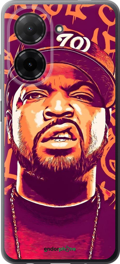 Силиконовый чехол Айс кюб для Xiaomi POCO C71 4G - 6367u-4146 изображение 