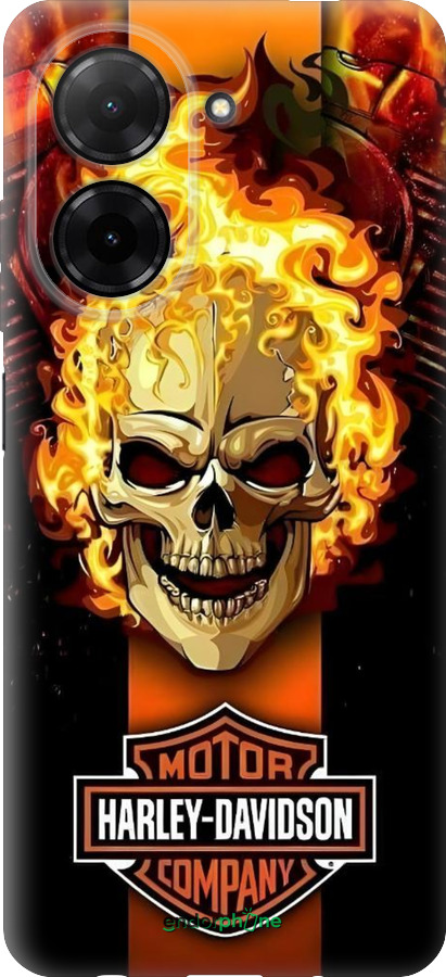Силиконовый чехол Харлей девидсон для Xiaomi Redmi A5 4G - 6370u-3926 изображение 