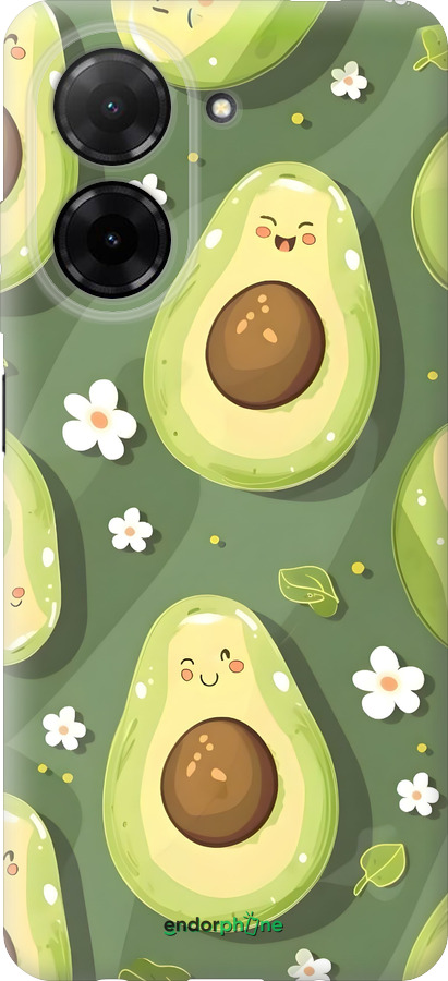 Силиконовый чехол Авокадо для Xiaomi Redmi A5 4G - 6380u-3926 изображение 