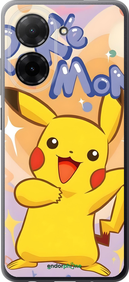 Силіконовий чехол Пикачу для Xiaomi Redmi A5 4G - 6383u-3926 изображение 