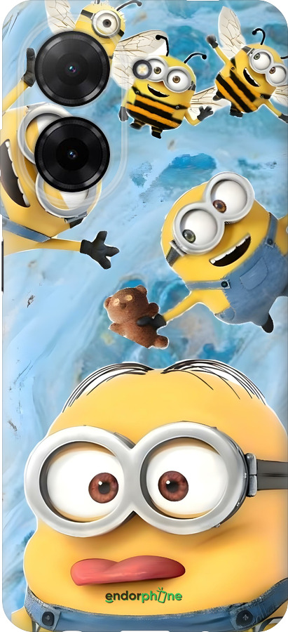 Силіконовий чехол Миньоны для Xiaomi Redmi A5 4G - 6386u-3926 изображение 