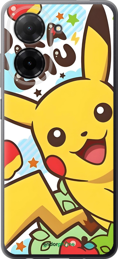 Силиконовый чехол Пикачу 2 для Xiaomi Redmi A5 4G - 6391u-3926 изображение 