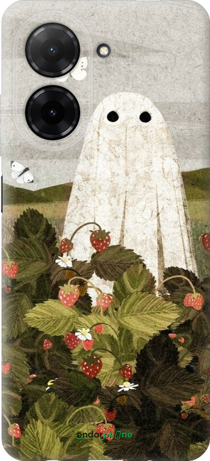 Силіконовий чехол Полуничні поля та привиди для Xiaomi Redmi A5 4G - 6426u-3926 изображение 