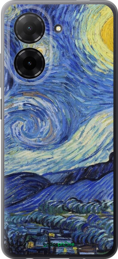 Силіконовий чехол «Зоряна ніч» Вінсента Ван Гога для Xiaomi Redmi A5 4G - 6433u-3926 изображение 