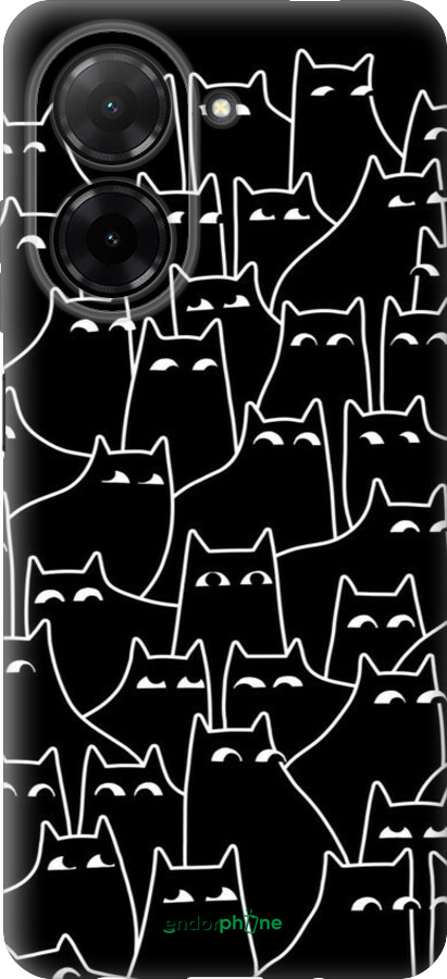 Силіконовий чехол Із зображенням кішок для Xiaomi Redmi A5 4G - 6470u-3926 изображение 
