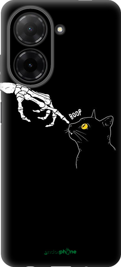 Силиконовый чехол Кошка для Xiaomi Redmi A5 4G - 6505u-3926 изображение 