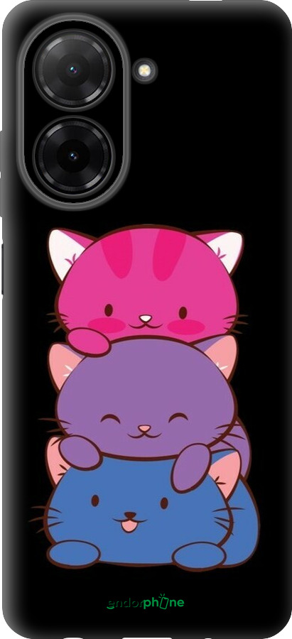 Силіконовий чехол Милі котятка для Xiaomi Redmi A5 4G - 6518u-3926 изображение 