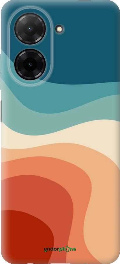 Силиконовый чехол В стиле ретро с волнами для Xiaomi Redmi A5 4G - 6531u-3926 изображение 